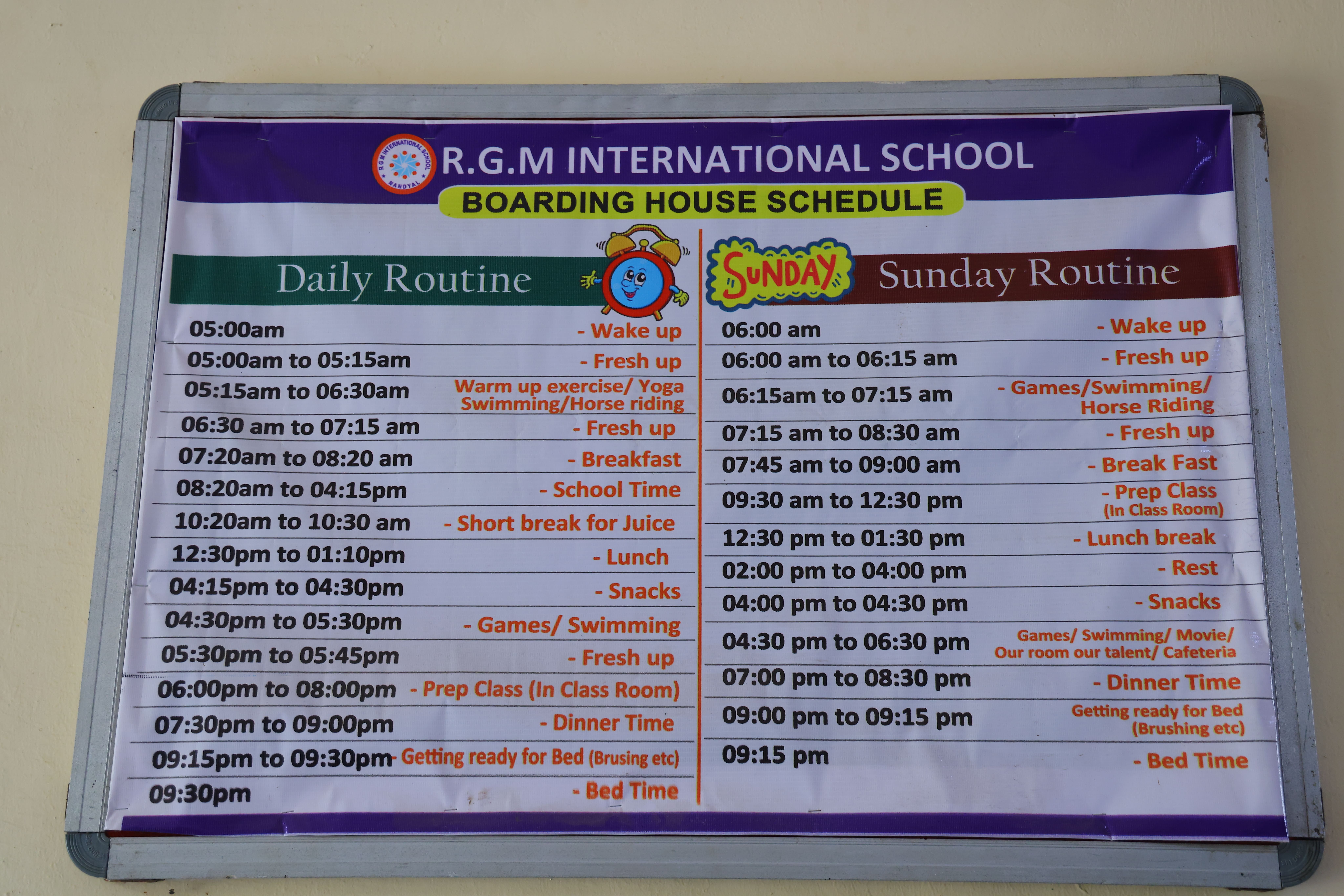 Students in a well-furnished hostel room