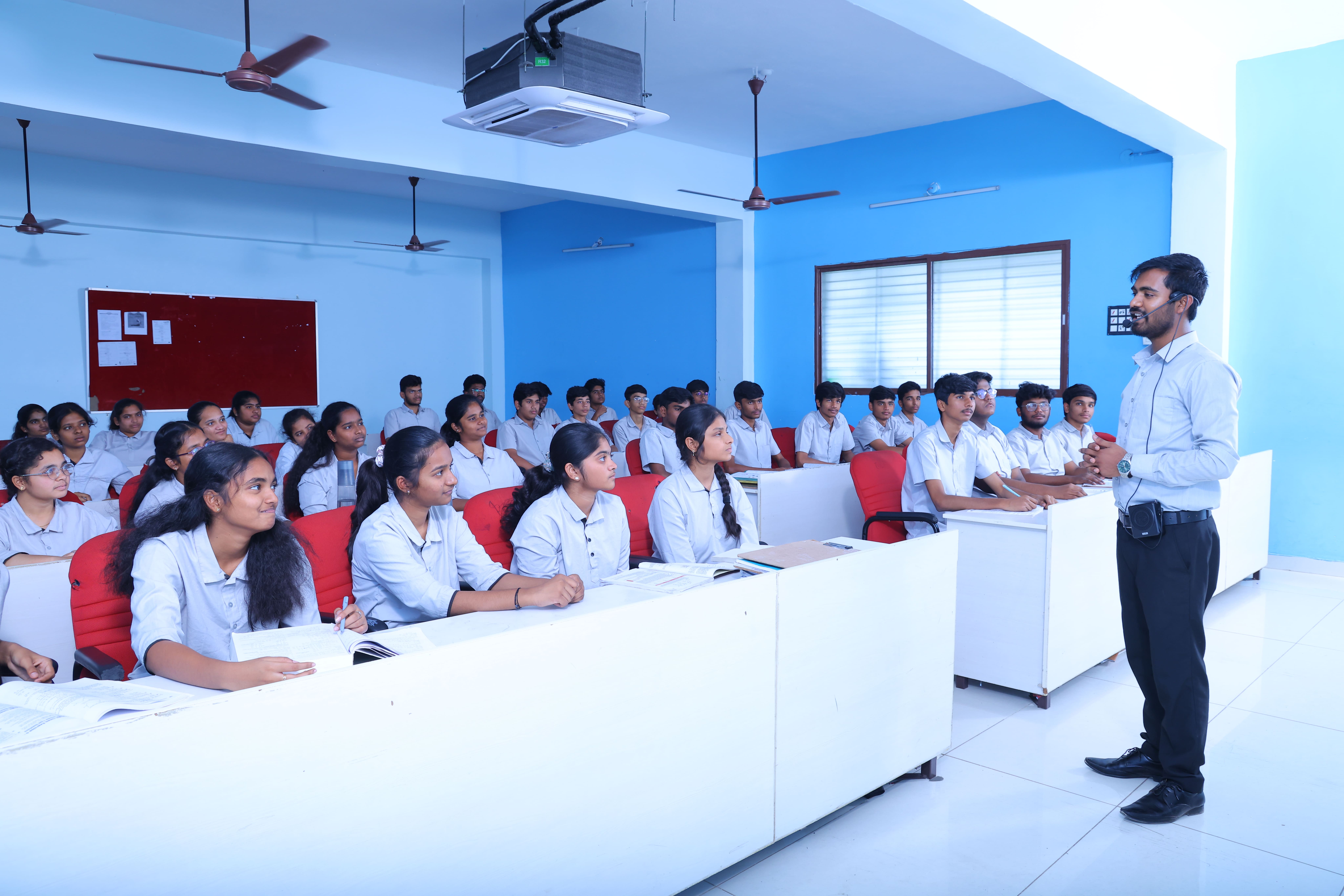 Students in a classroom setting